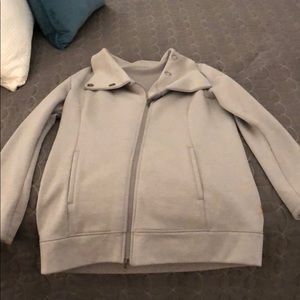 Grey zip up Lucy sweatshirt